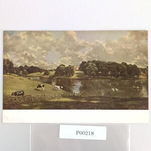 Vtg 60s National Gallery of Art Postcard Wivenhoe Park Essex, John Constable